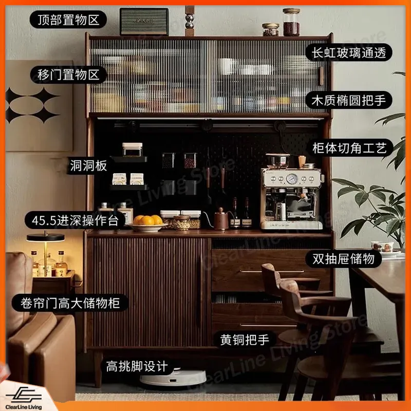 Retro Solid Wood Living Room W - Wine Vodka Beer recensie en prijs