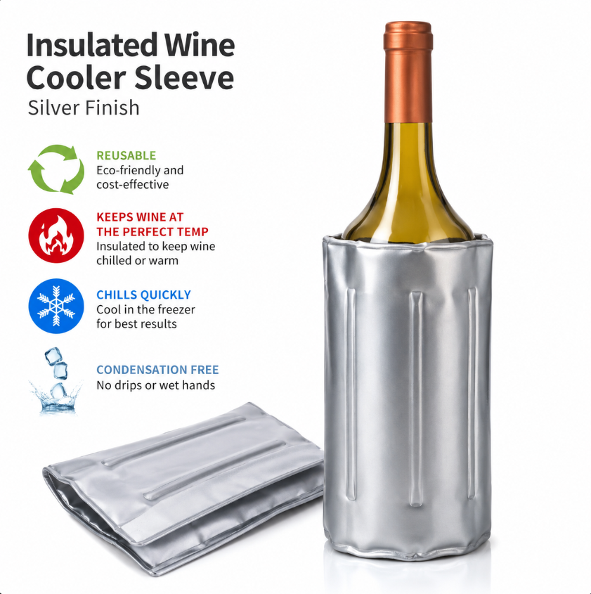 Rapid Ice Wine Bottle Cooler R - Wine Chiller Sleeve recensie en prijs