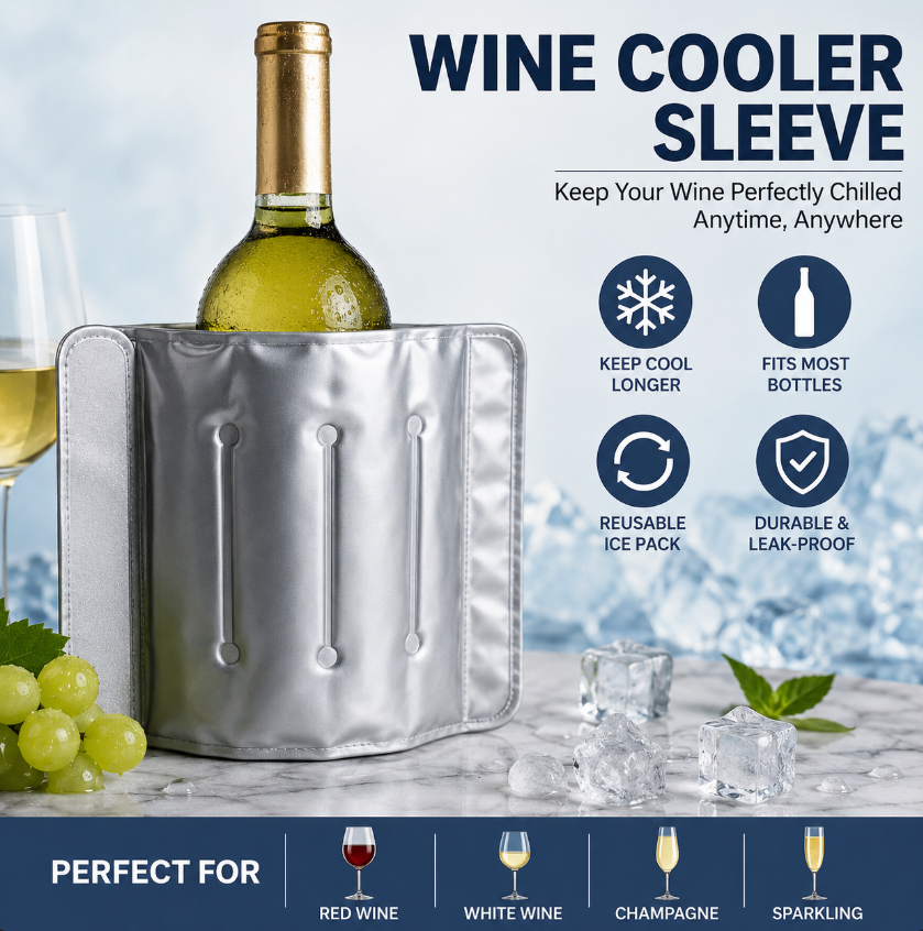 Rapid Ice Wine Bottle Cooler R - Wine Chiller Sleeve recensie en prijs