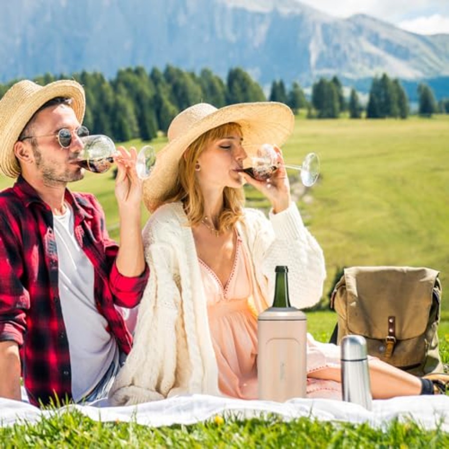 Wine Chillers for Bottles-Idea - Wine Chiller Sleeve recensie en prijs