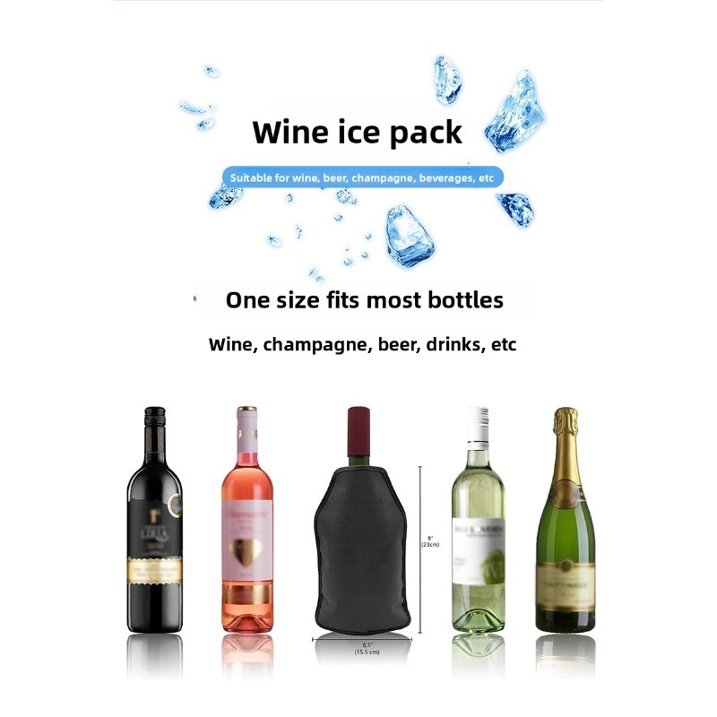 Nylon Fabric Gel Ice Wine Slee - Wine Chiller Sleeve recensie en prijs