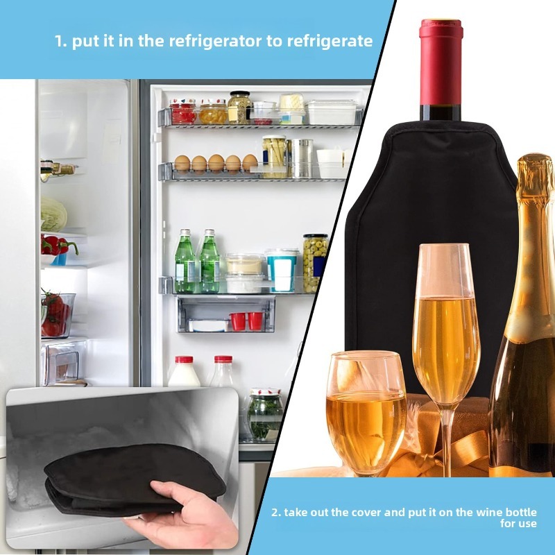 Nylon Fabric Gel Ice Wine Slee - Wine Chiller Sleeve recensie en prijs