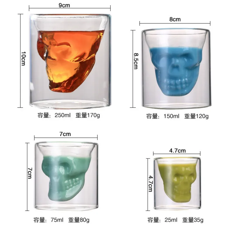 Double-layered Transparent Sku - Wine Europe Beer Europe Vodka Europe recensie en prijs