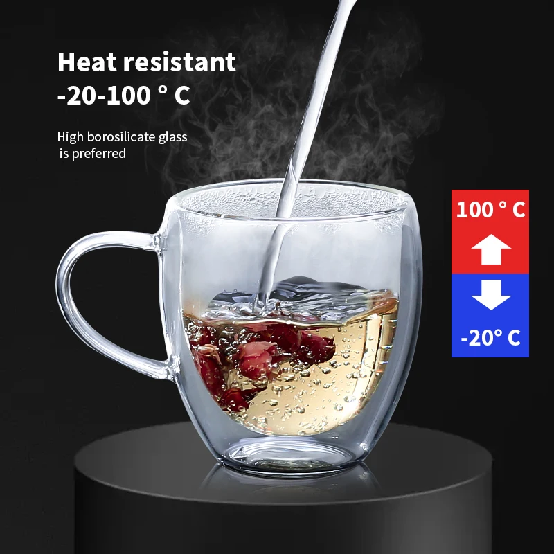 Transparent Glass Coffee Cup M - Wine Vodka Beer recensie en prijs