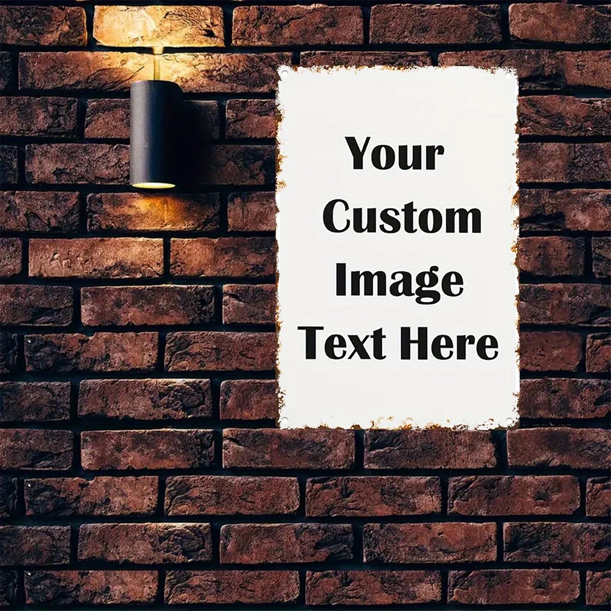 Custom Photo & Text Tin Sign - - Wine Tag Label recensie en prijs