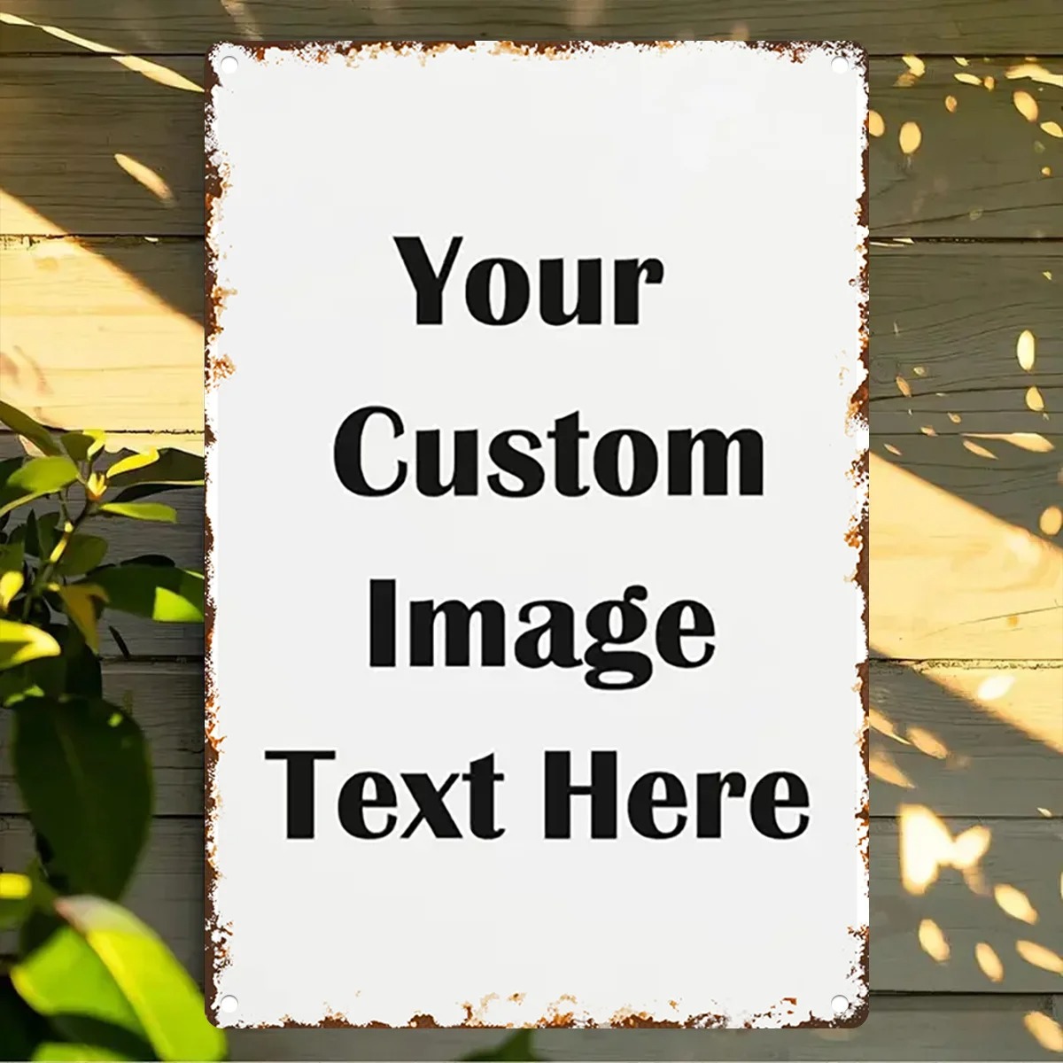 Custom Photo & Text Tin Sign - - Wine Tag Label recensie en prijs