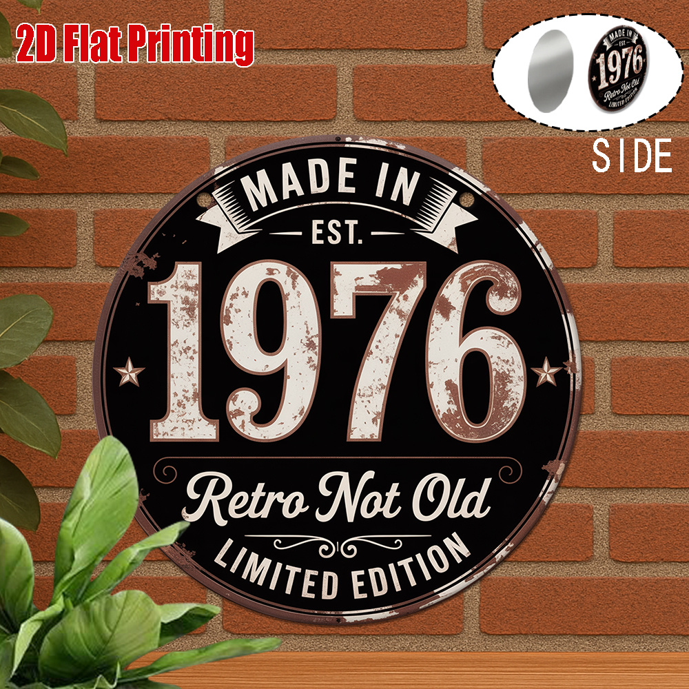 2D Flat, 1pc 1976 Vintage Meta - Wine Tag Label recensie en prijs