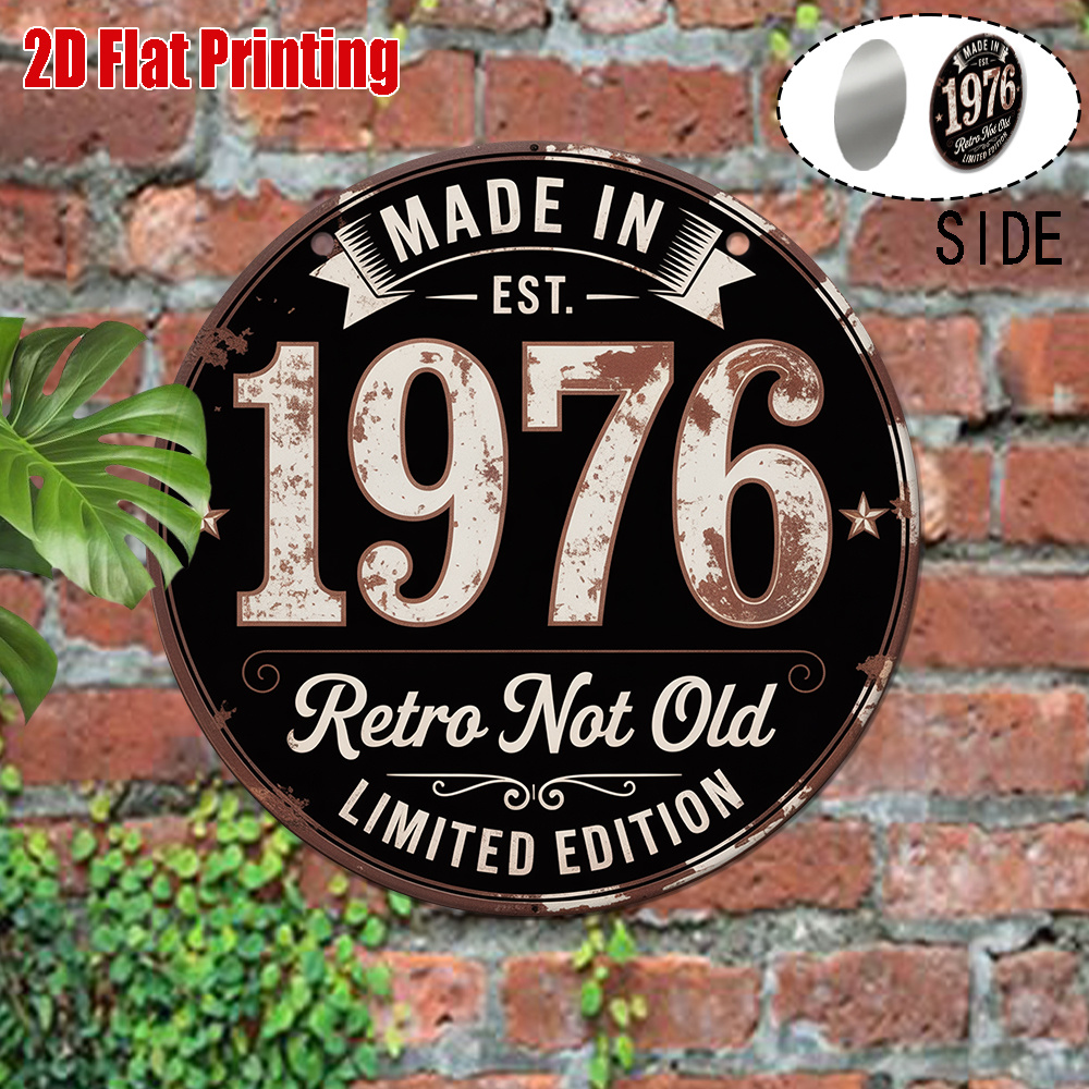 2D Flat, 1pc 1976 Vintage Meta - Wine Tag Label recensie en prijs