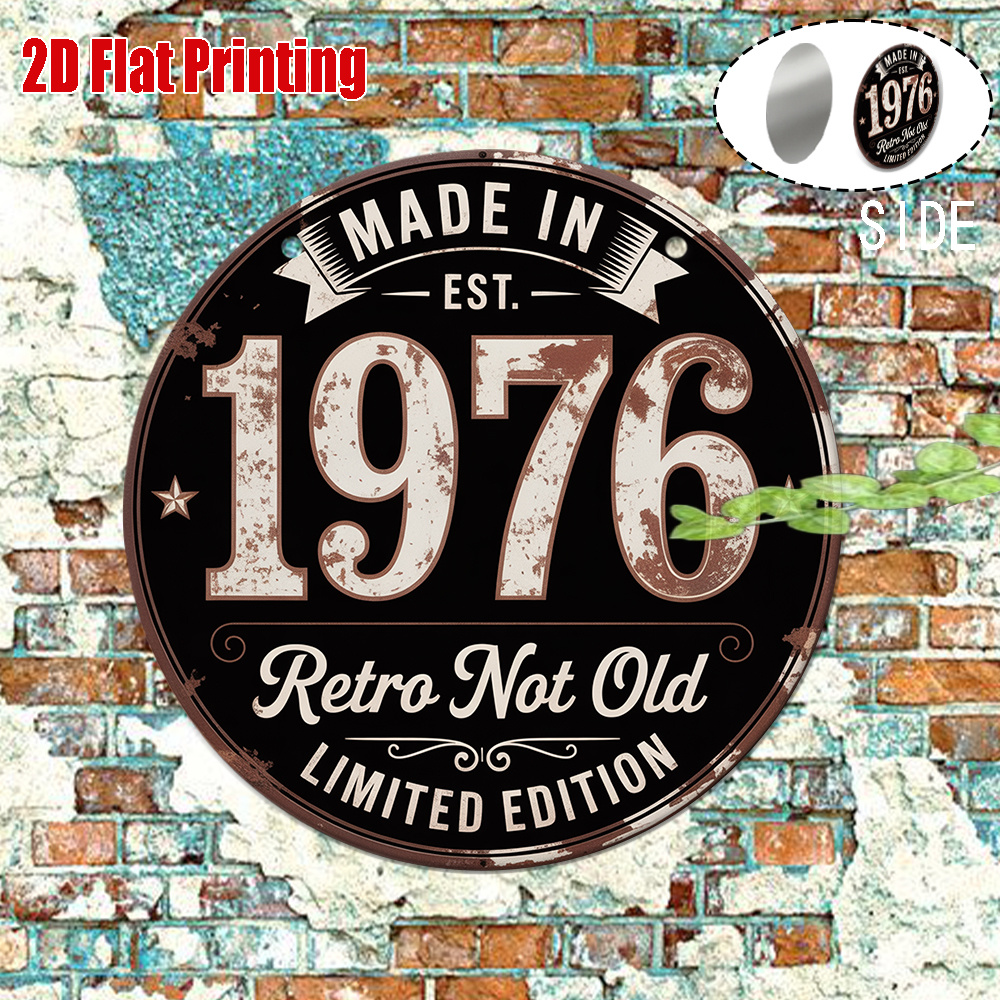 2D Flat, 1pc 1976 Vintage Meta - Wine Tag Label recensie en prijs
