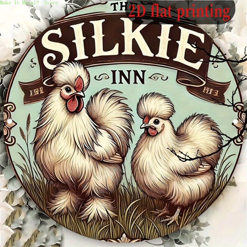 Vintage The Silkie Inn Round T - Wine Tag Label recensie en prijs
