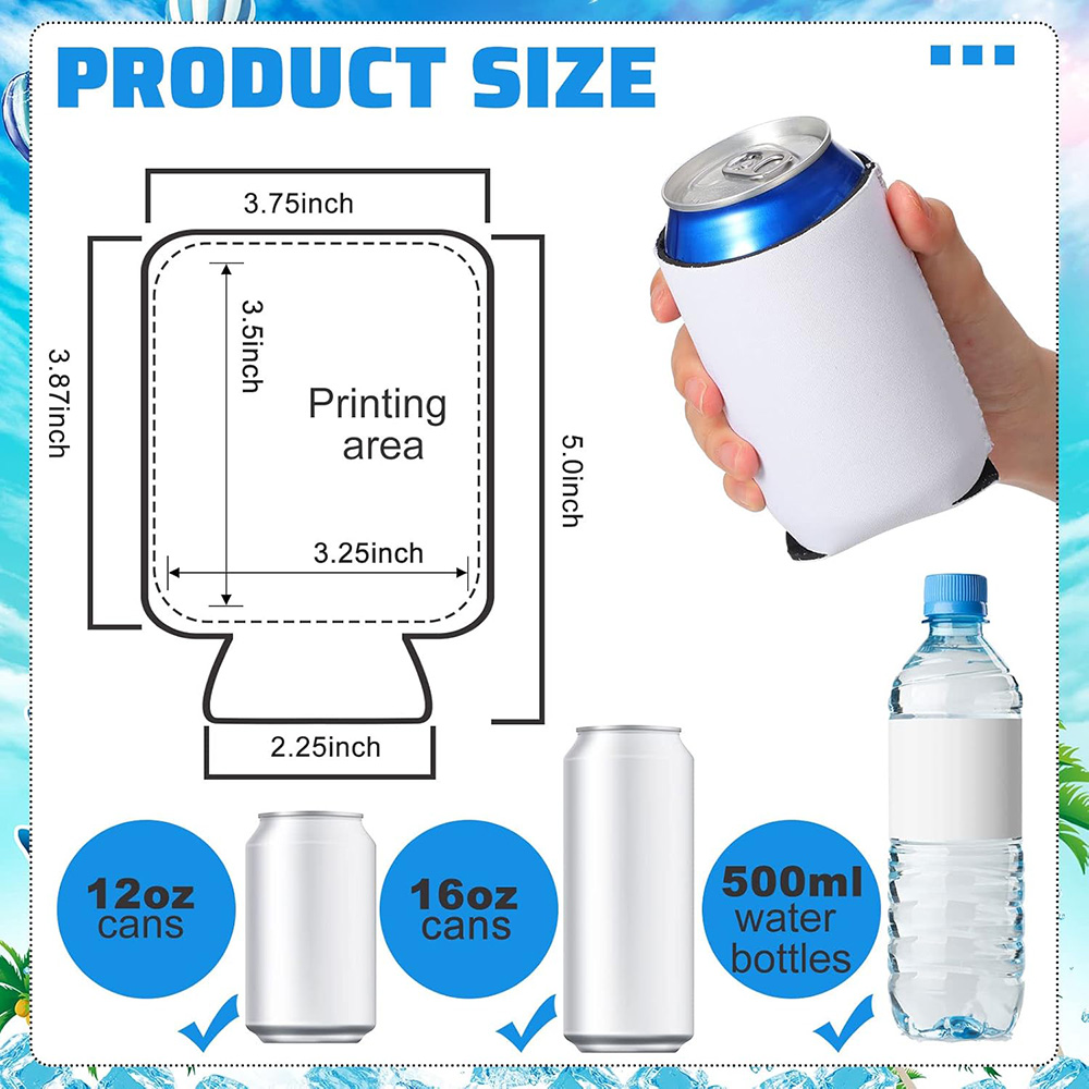 10-50 Pcs Blank Can Coolers Bu - Wine Chiller Sleeve recensie en prijs
