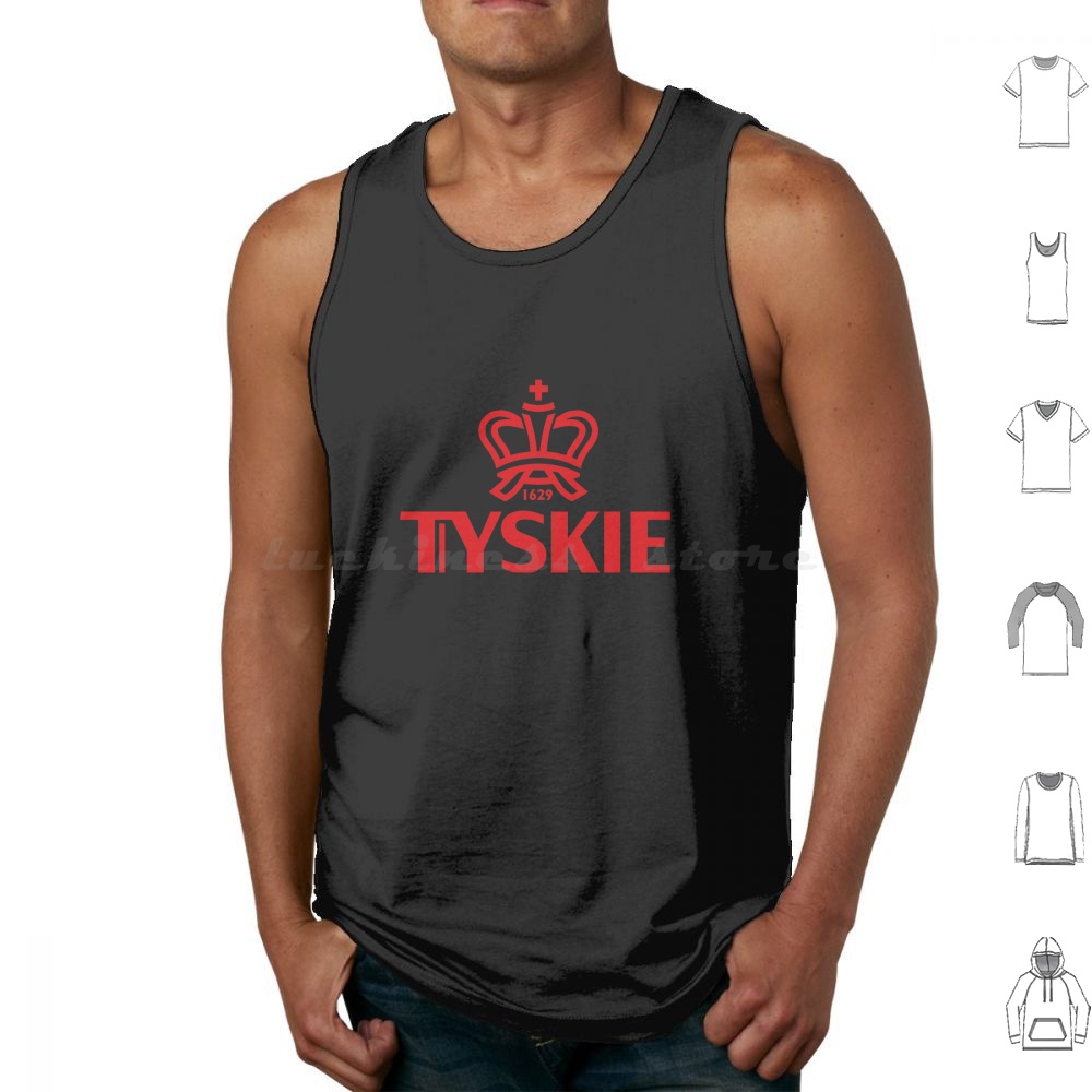 Tyskie Tank Tops Print Cotton  - Wine Vodka Beer recensie en prijs
