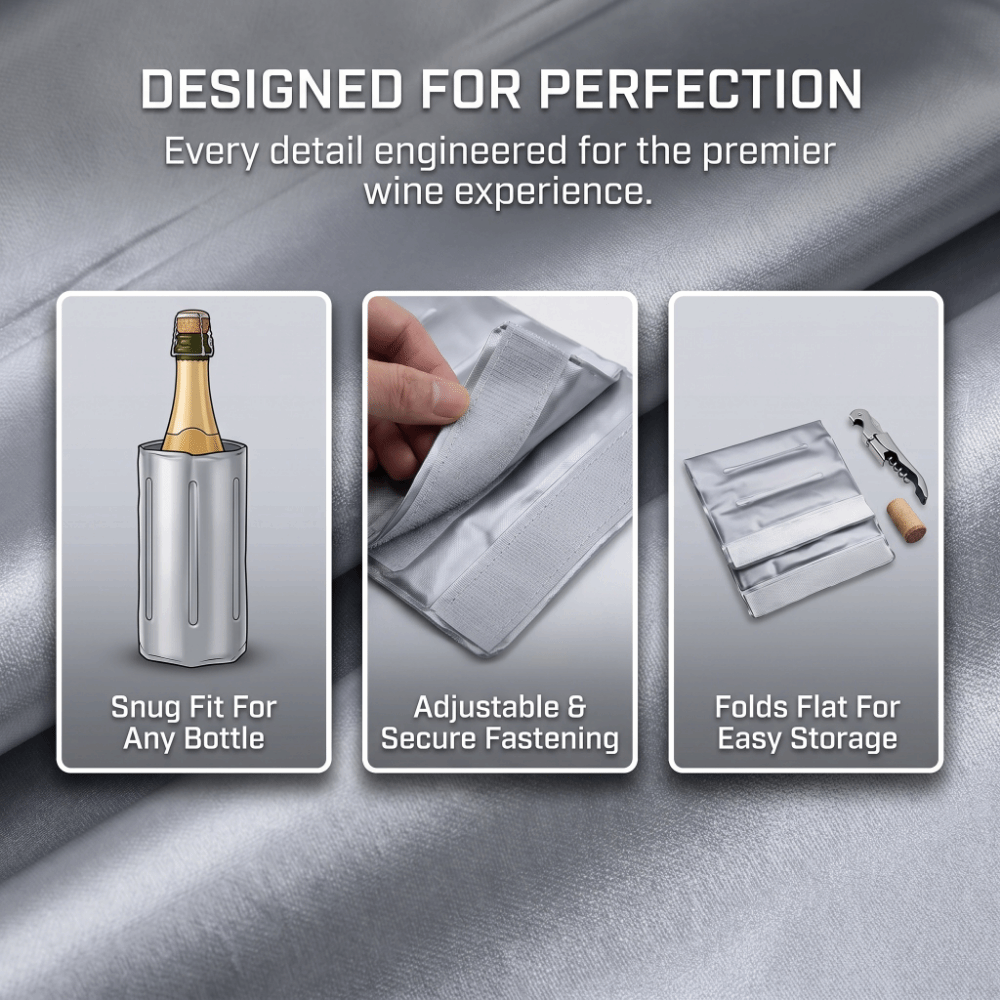 Beverage Bag Reusable Wine Coo - Wine Chiller Sleeve recensie en prijs
