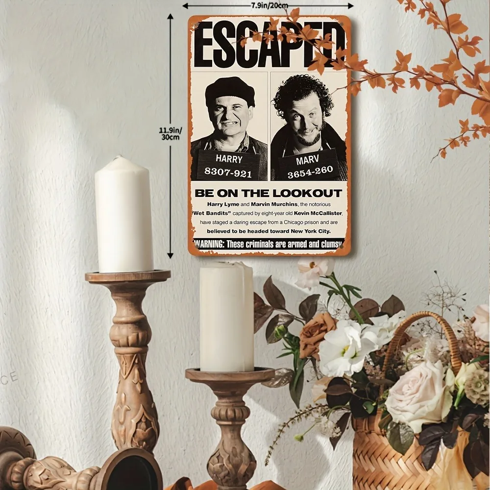 Vintage Home Alone Sign, 1pc 8 - Wine Tag Label recensie en prijs