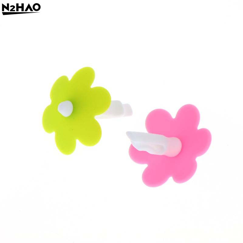 12Pcs Heart Flowers Silicone W - Wine Tag Label recensie en prijs