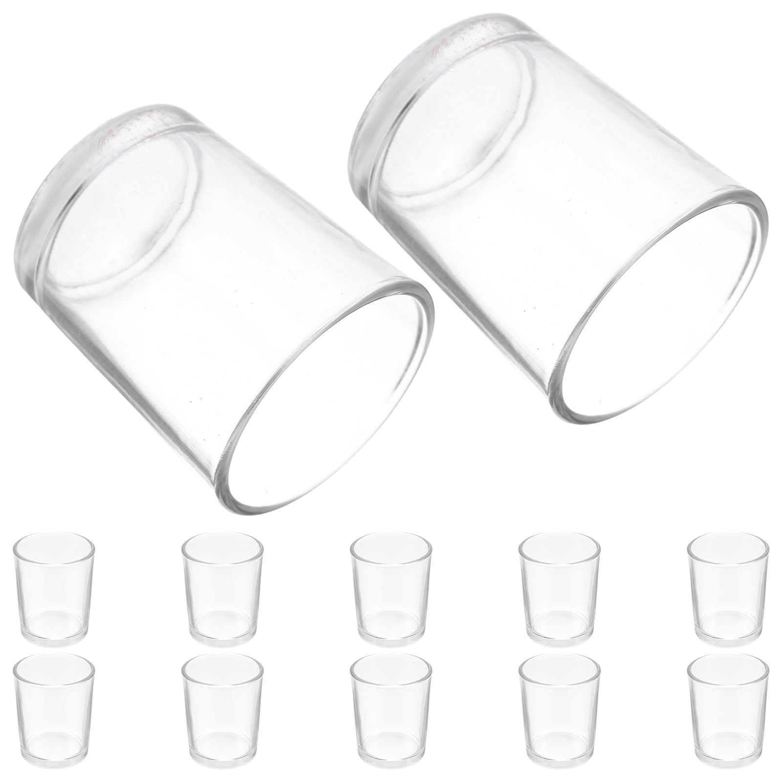 12Pcs Small Transparent Glass  - Wine Beer Glass recensie en prijs