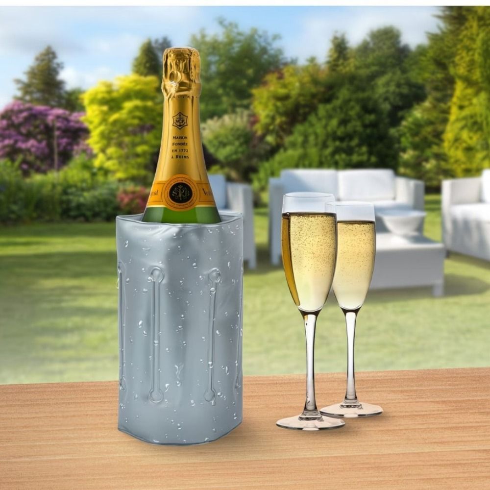 Reusable Wine Cooler Bag Gray  - Wine Chiller Sleeve recensie en prijs