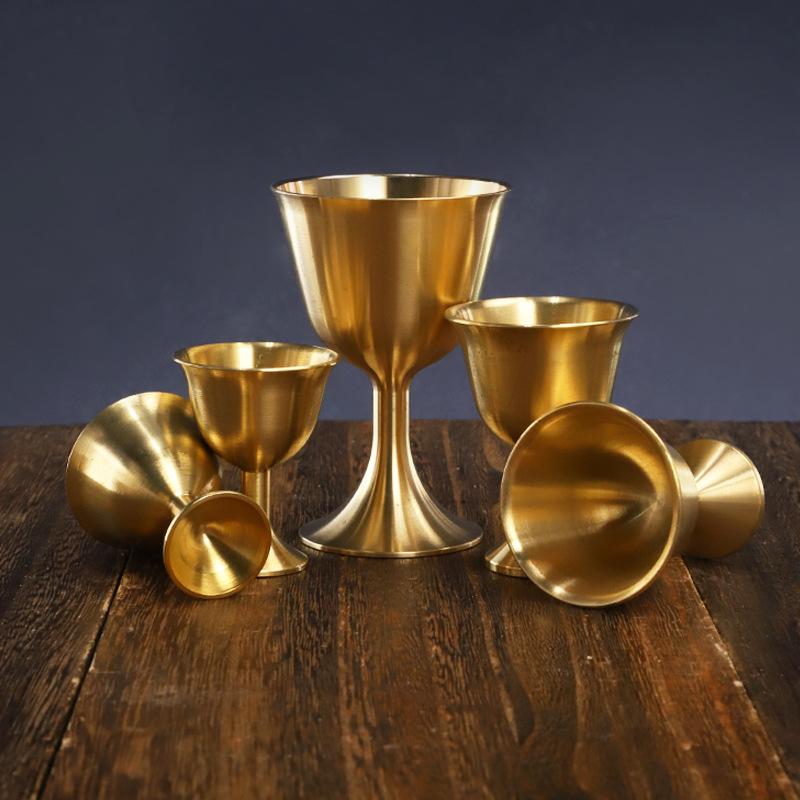 New 1pcs S/M/L Vintage Brass M - Wine Beer Glass recensie en prijs