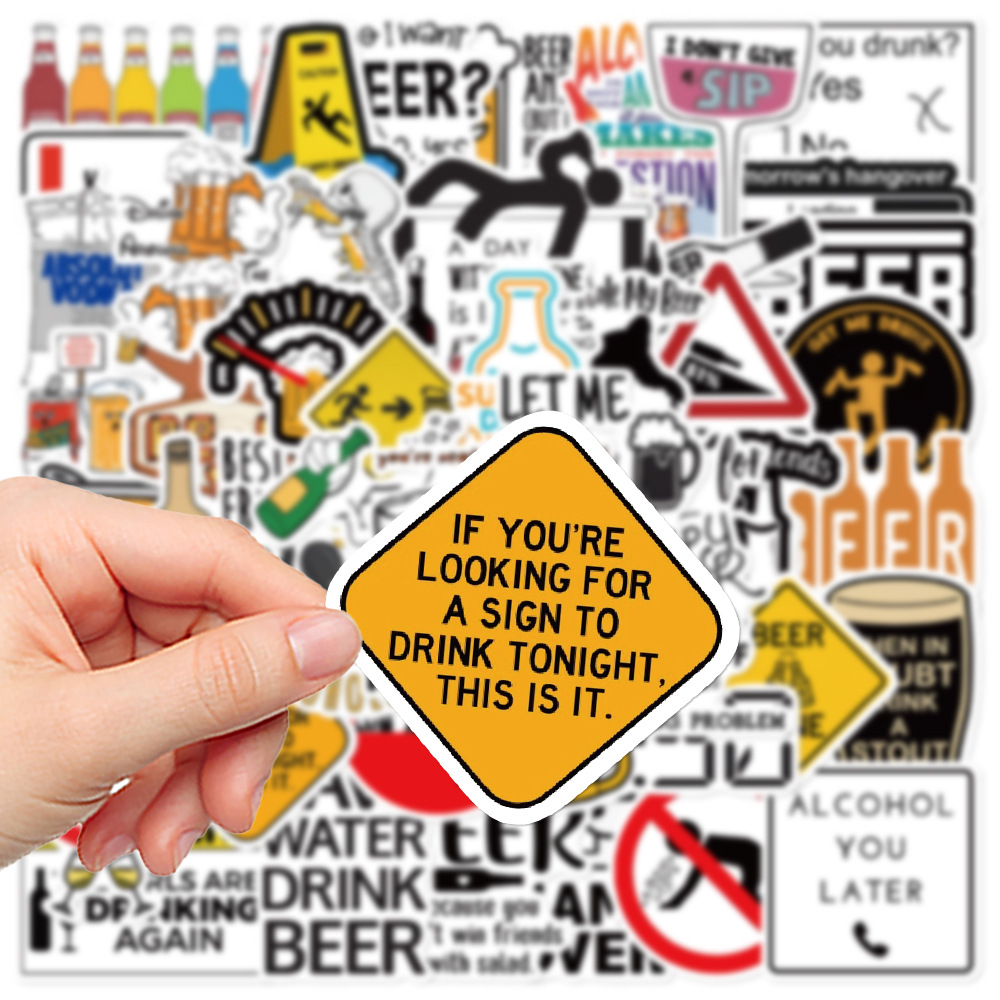 10/30/52PCS Funny Alcoholism V - Wine Vodka Beer recensie en prijs
