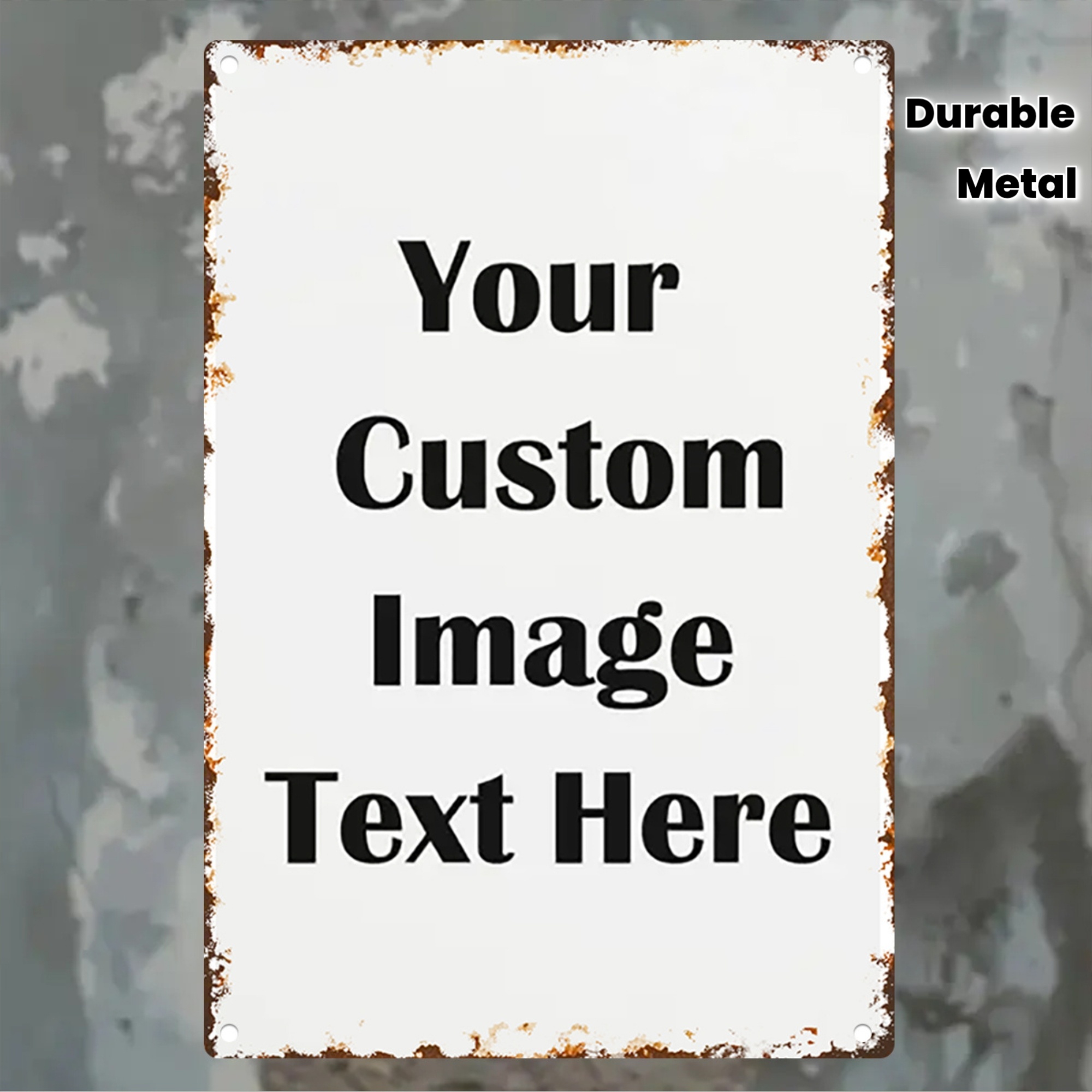 Custom Image/Text Metal Tin Si - Wine Tag Label recensie en prijs