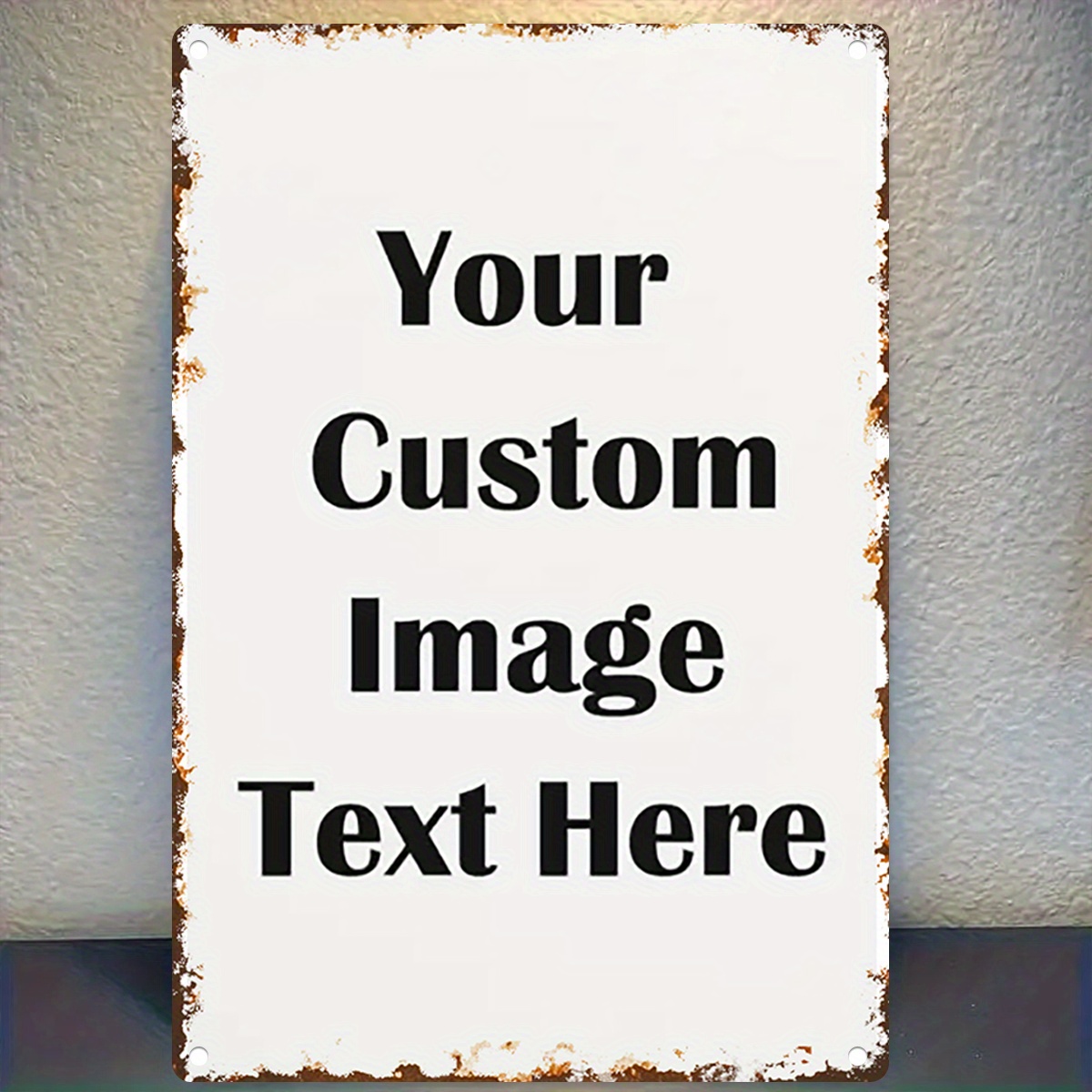 Custom Image/Text Metal Tin Si - Wine Tag Label recensie en prijs