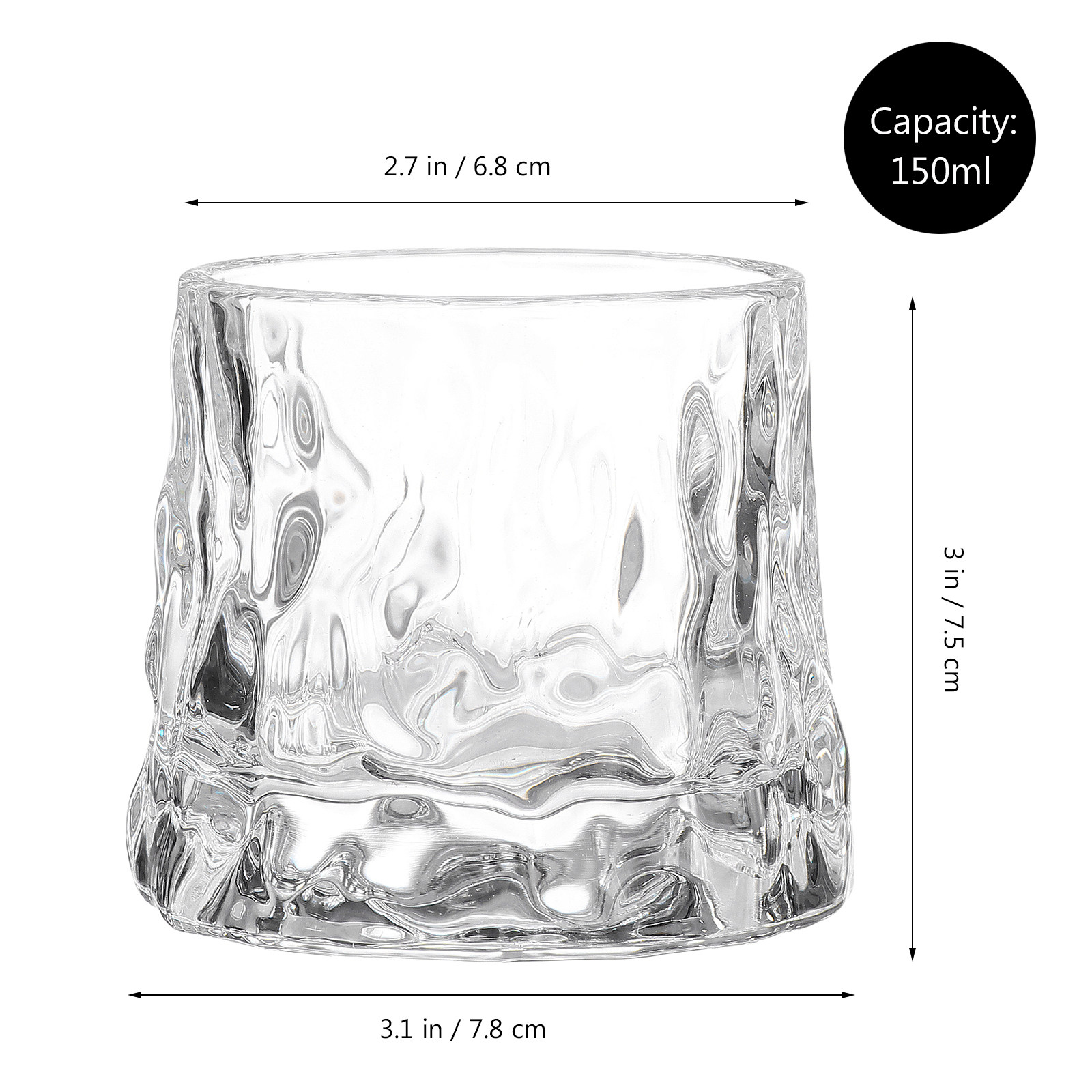 1Pcs Hammered Wine Glass Cup P - Wine Beer Glass recensie en prijs