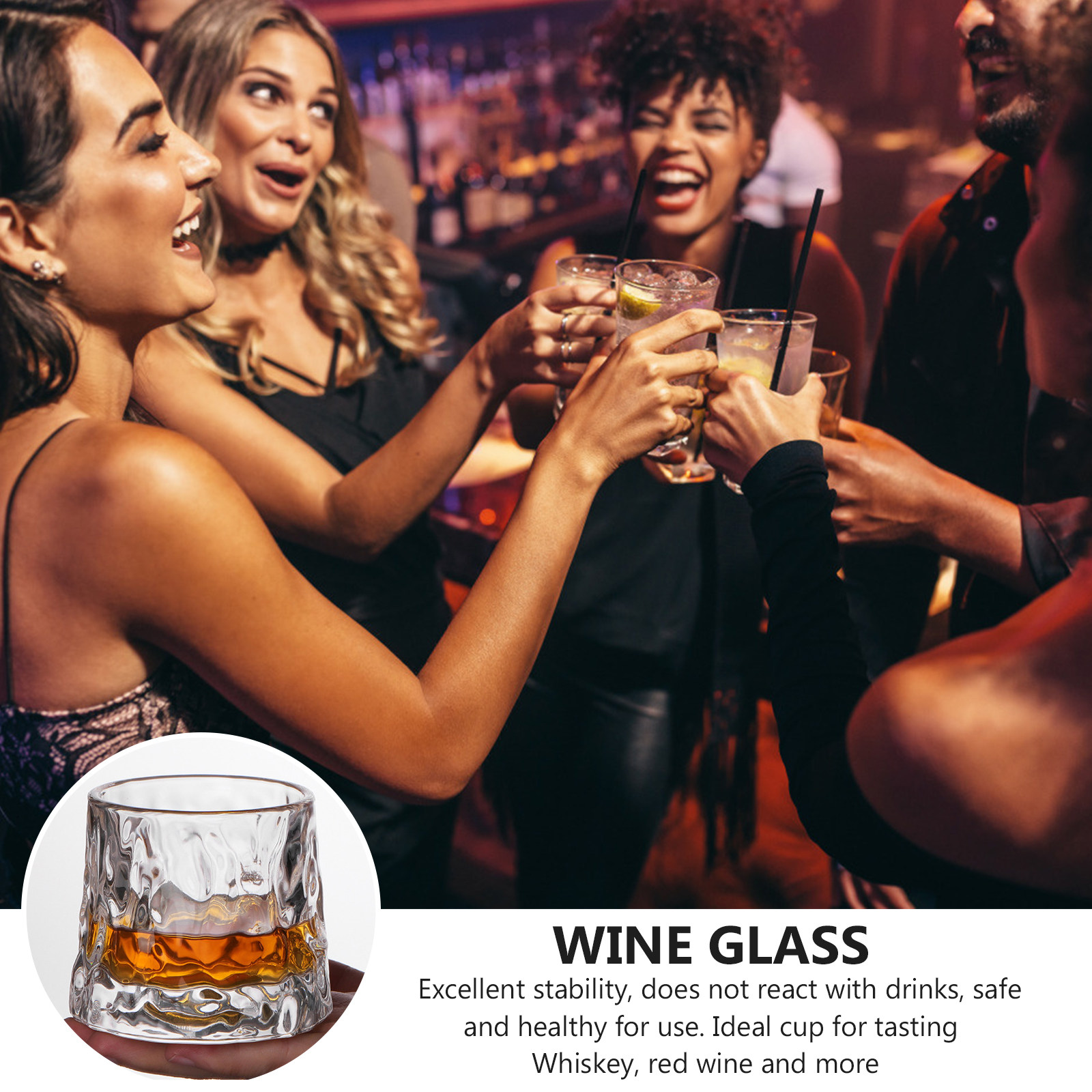1Pcs Hammered Wine Glass Cup P - Wine Beer Glass recensie en prijs