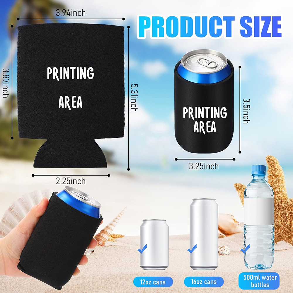 Multicolor Blank Beer Can Cool - Wine Chiller Sleeve recensie en prijs