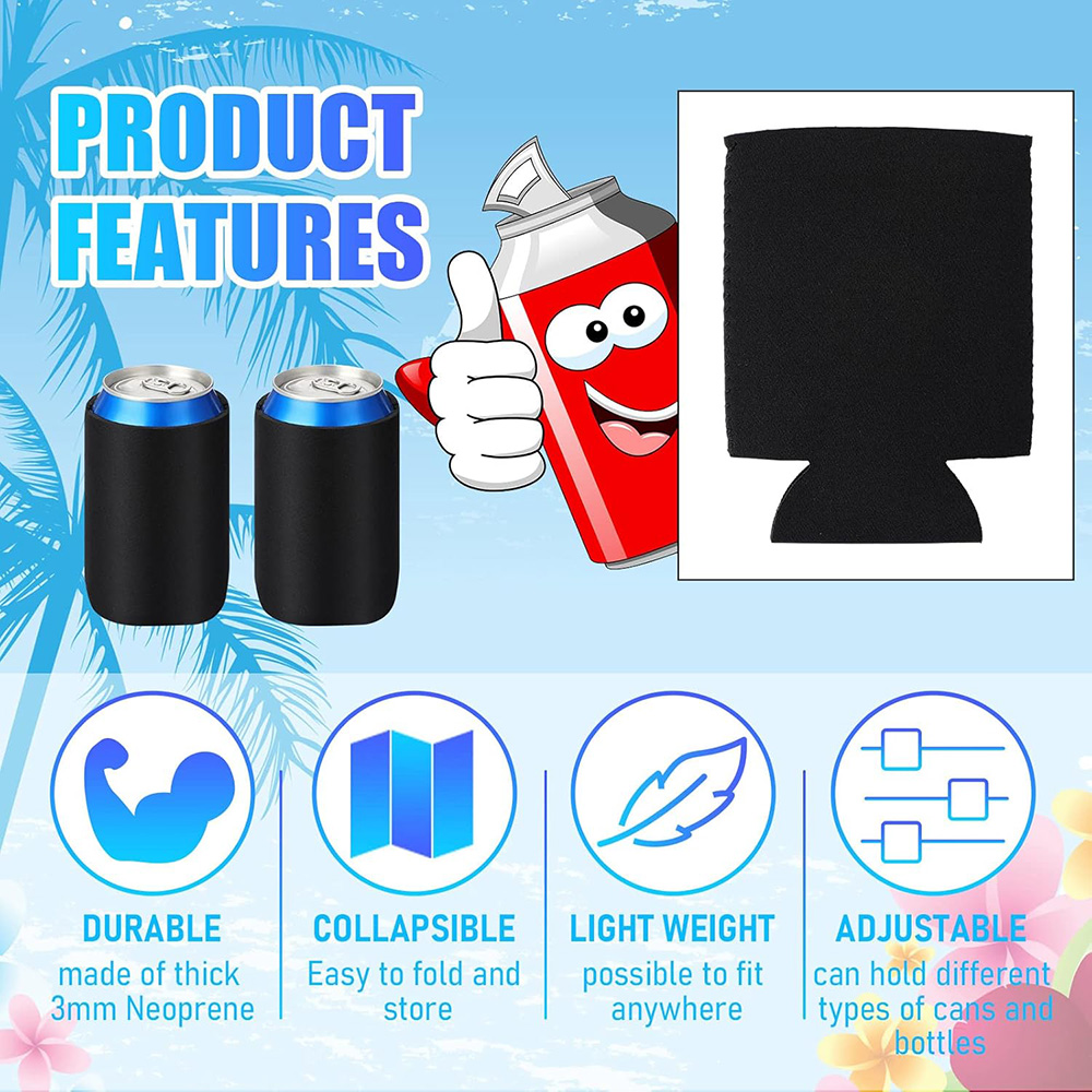 Multicolor Blank Beer Can Cool - Wine Chiller Sleeve recensie en prijs