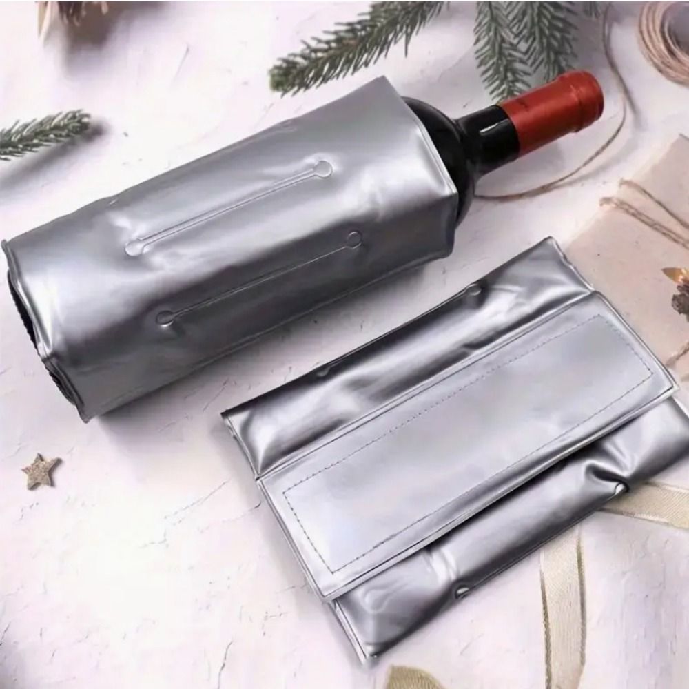 Reusable Wine Cooler Bag Gray  - Wine Chiller Sleeve recensie en prijs