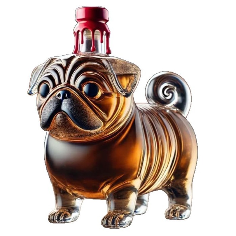Transparent Whiskey Hanger Pug - Wine Vodka Beer recensie en prijs