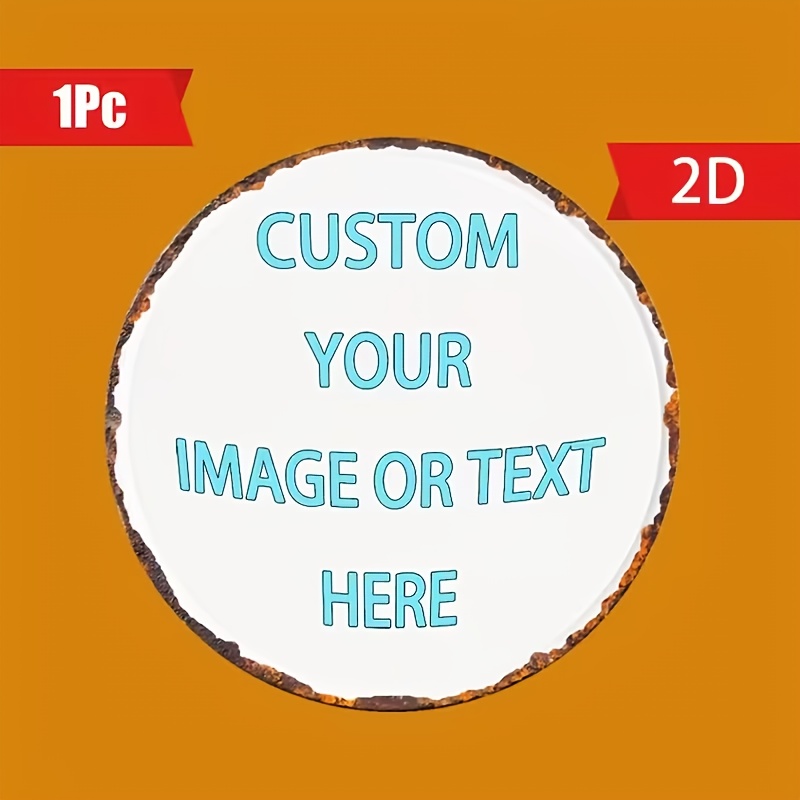 Custom Round Metal Tin Sign, P - Wine Tag Label recensie en prijs